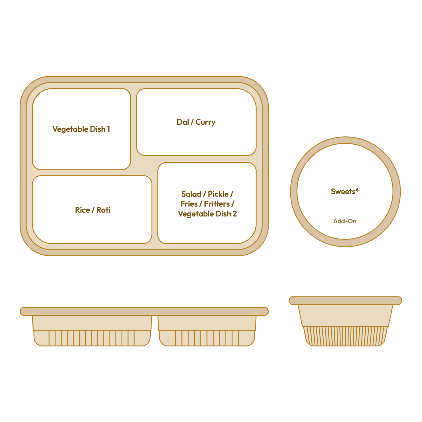 Regular Veg Tiffin